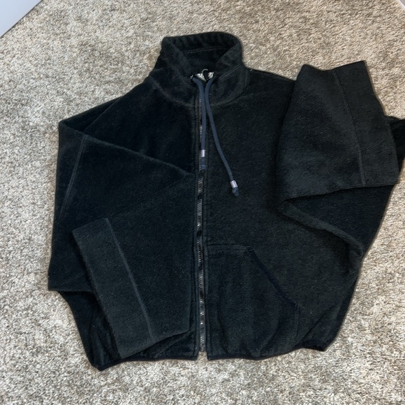 FP Movement By Free People Climb High Fleece Jacket Black Size XS Oversized - Picture 6 of 15